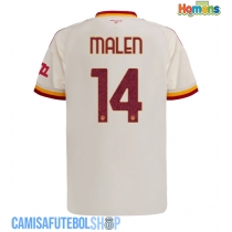 Camisa de time de futebol AS Roma Donyell Malen #14 Replicas 2º Equipamento 2026-27 Manga Curta